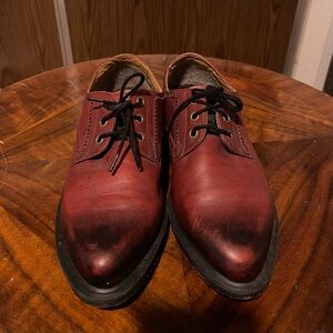 Women’s Classic Red Leather Dr Martens Boot Size 9